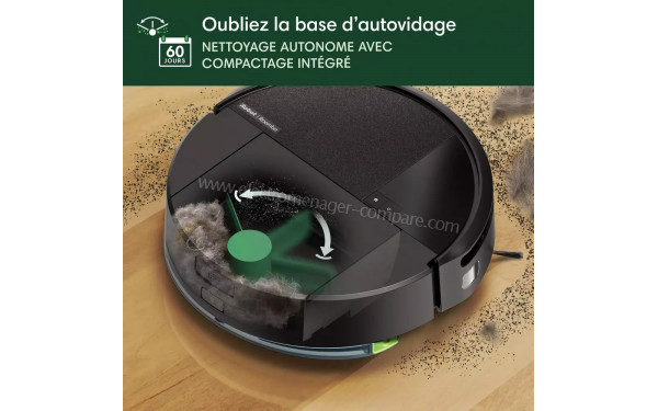 IROBOT Roomba 205 DustCompactor Combo Blanc - Nettoyage autonome avec compactage int&eacute;gr&eacute;