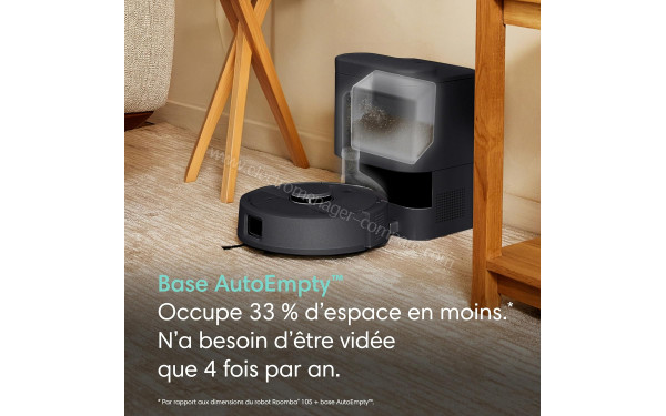 IROBOT Roomba Mini Noir - Base AutoEmpty