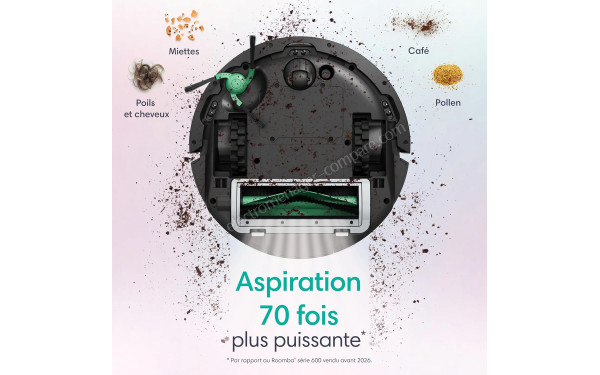 IROBOT Roomba Mini Noir - Aspiration puissante