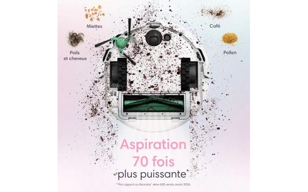 IROBOT Roomba Mini Blanc - Aspiration puissante