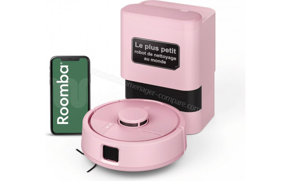 IROBOT Roomba Mini Rose - Vue d'ensemble