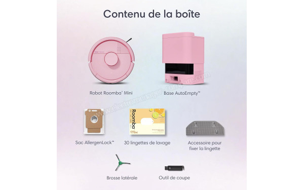 IROBOT Roomba Mini Rose - Accessoires