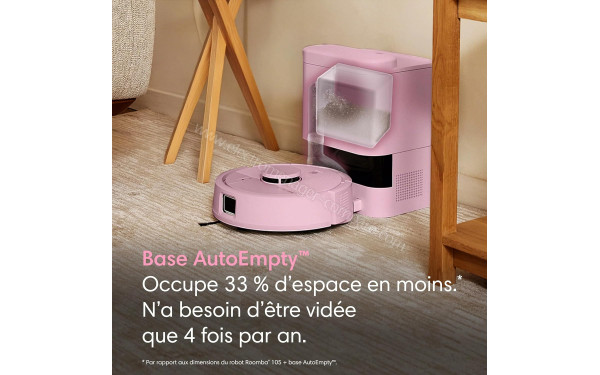 IROBOT Roomba Mini Rose - Base AutoEmpty