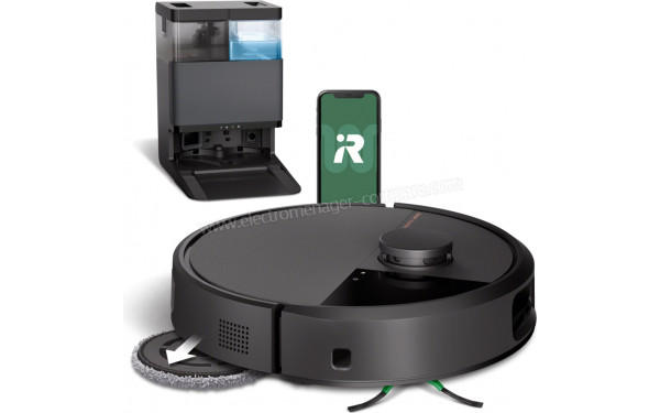 IROBOT Roomba Plus 505 Combo AutoWash Noir - Vue d'ensemble