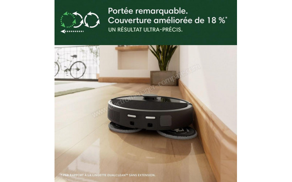 IROBOT Roomba Plus 505 Combo AutoWash Noir - Ultra pr&eacute;cis