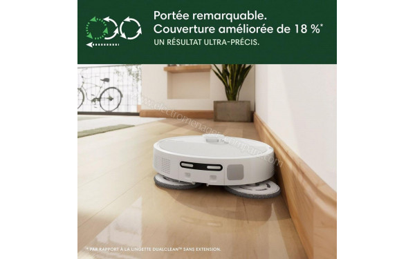 IROBOT Roomba Plus 505 Combo AutoWash Blanc - Mise en situation