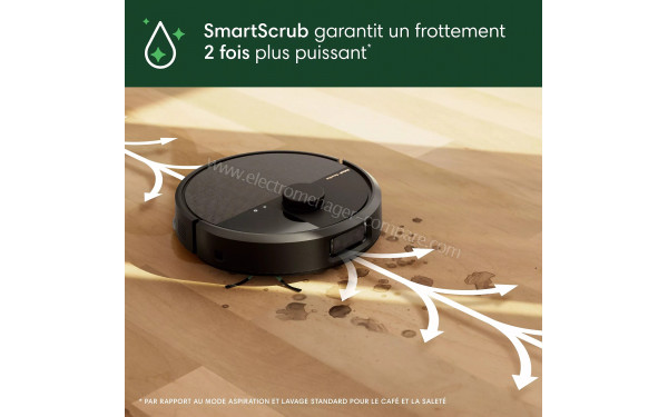 IROBOT Roomba Plus 506 Combo AutoWash Noir - SmartScrub