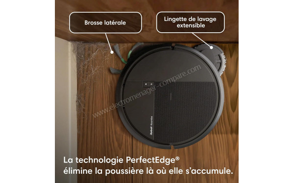 IROBOT Roomba Plus 516 Combo AutoWash Noir - Technologie PerfectEdge