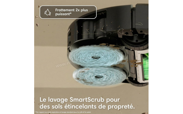 IROBOT Roomba Plus 516 Combo AutoWash Noir - Fonction de nettoyage SmartScrub