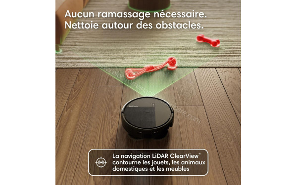 IROBOT Roomba Plus 516 Combo AutoWash Noir - Syst&egrave;me de cartographie LIDAR ClearView