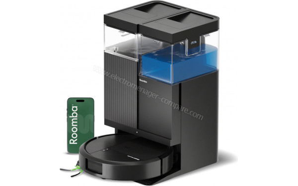 IROBOT Roomba Plus 515 Combo AutoWash Dock Noir - Vue d'ensemble