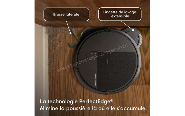 IROBOT Roomba Plus 515 Combo AutoWash Dock Noir - Vue du dessus