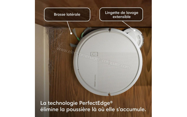 IROBOT Roomba Plus 515 Combo AutoWash Dock Blanc - Vue du dessus