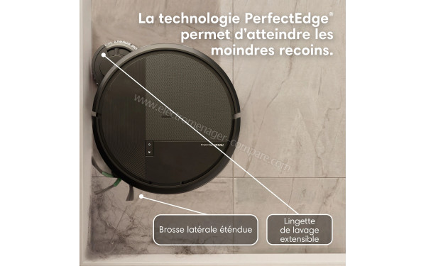 IROBOT Roomba Plus 578 Combo AutoWash Noir - Technologie PerfectEdge