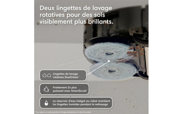 IROBOT Roomba Plus 576 Combo AutoWash Noir - Mise en situation