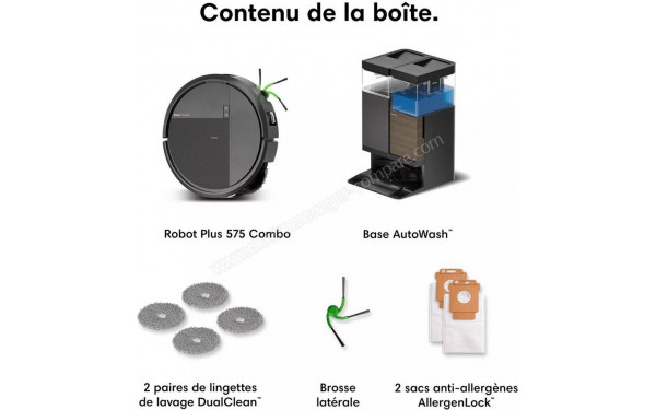 IROBOT Roomba Plus 575 Combo AutoWash Noir - Accessoires