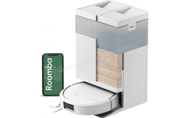 IROBOT Roomba Plus 575 Combo AutoWash Blanc - Vue d'ensemble