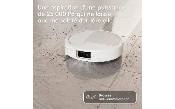 IROBOT Roomba Plus 575 Combo AutoWash Blanc - Aspiration puissante