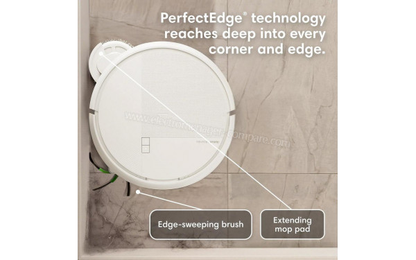 IROBOT Roomba Plus 575 Combo AutoWash Blanc - Technologie PerfectEdge