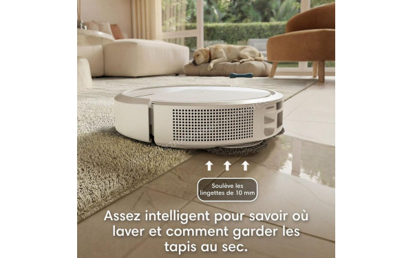 IROBOT Roomba Plus 575 Combo AutoWash Blanc - Mise en situation