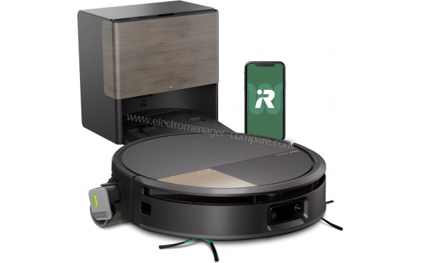 IROBOT Roomba Max 705 Combo AutoWash Dock Noir - Vue d'ensemble