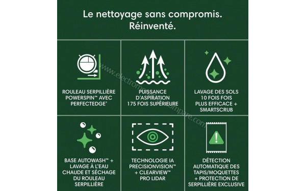 IROBOT Roomba Max 705 Combo AutoWash Dock Blanc - Mise en situation