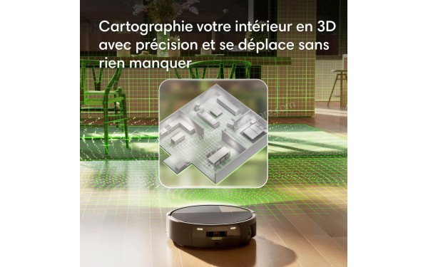 IROBOT Roomba Max 775 Combo AutoWash Blanc - Cartographie en 3D