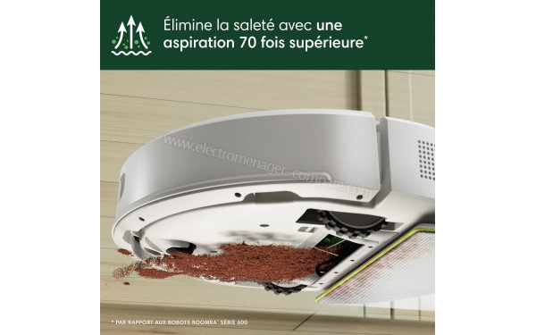 IROBOT Roomba 105 Combo Blanc - Mise en situation
