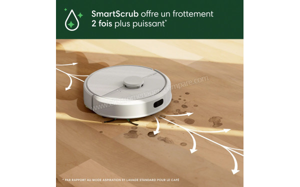 IROBOT Roomba 105 Combo Blanc - SmartScrub