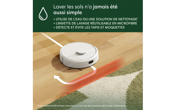 IROBOT Roomba 105 Combo Blanc - Mise en situation