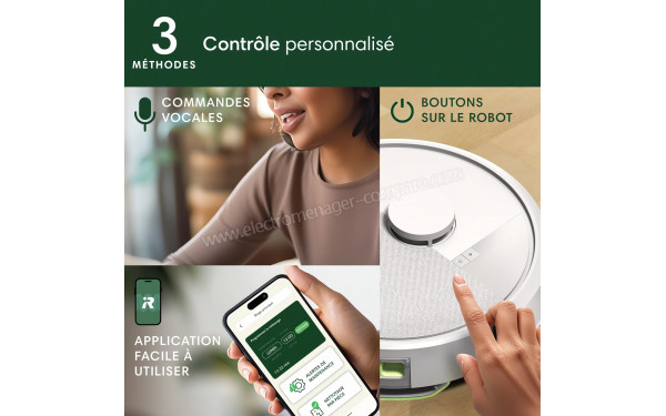 IROBOT Roomba 105 Combo Blanc - Mise en situation