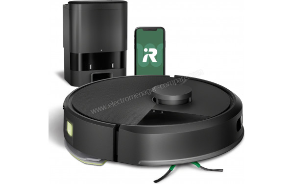 IROBOT Roomba 105 Combo AutoEmpty Dock Noir - Vue d'ensemble