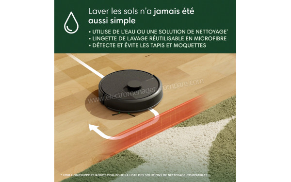IROBOT Roomba 105 Combo AutoEmpty Dock Noir - Mise en situation