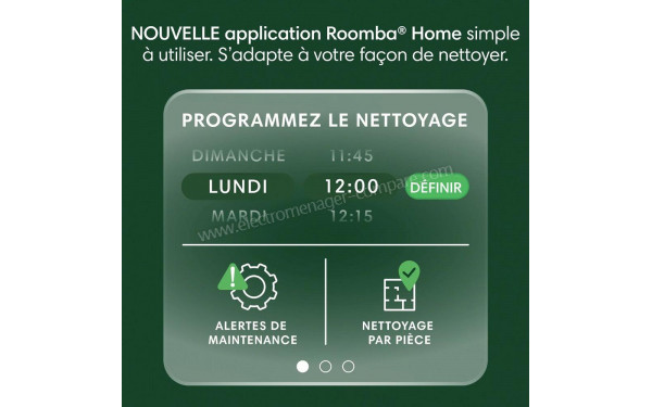 IROBOT Roomba 105 Combo AutoEmpty Dock Blanc - Mise en situation