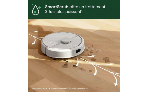 IROBOT Roomba 105 Combo AutoEmpty Dock Blanc - SmartScrub