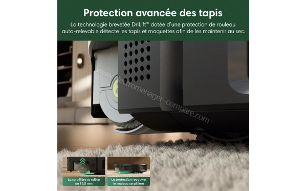 IROBOT Roomba Max 876 Combo Noir - Technologie DriLift