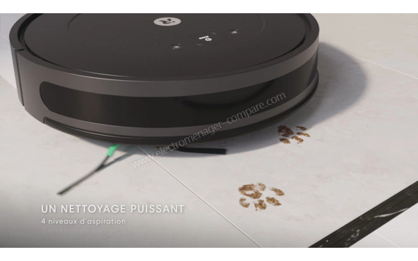 IROBOT Roomba Combo 2 Essential Noir - 4 niveaux d'aspiration