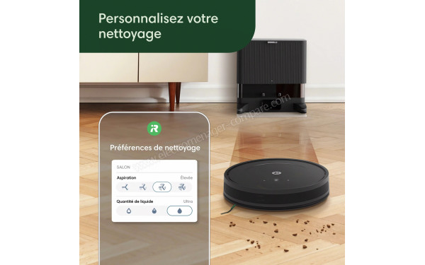 IROBOT Roomba Combo 2 Essential Noir - Application pour smartphones ou tablettes