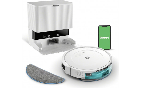 IROBOT Roomba Combo 2 Essential Blanc - Vue d'ensemble