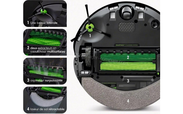 IROBOT Roomba Combo J7 c715840 - Vue du dessous