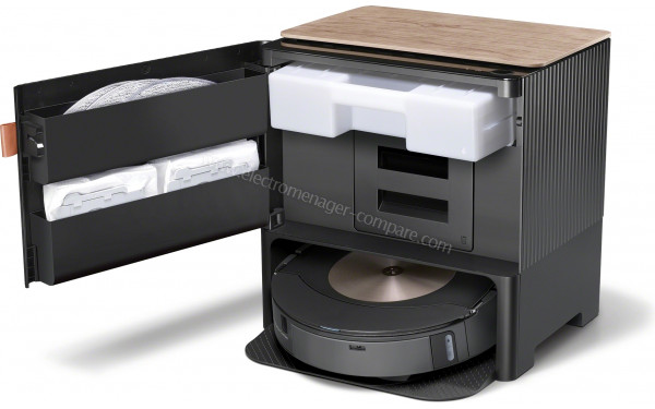 IROBOT Roomba Combo J9+ c975840 - Vue de 3/4 droite sur la base de chargement