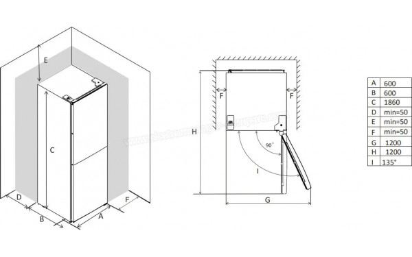 JEKEN JRFS293CBW-11 - Dimensions