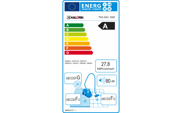 KALORIK TKG SKV 1000 - &Eacute;tiquette &eacute;nergie