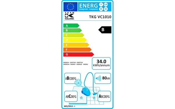 KALORIK TKG VC 1010 - &Eacute;tiquette &eacute;nergie