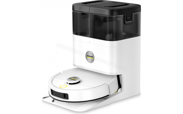 KARCHER RVM 4 Comfort Extra - Vue de 3/4 droite sur la station de chargement