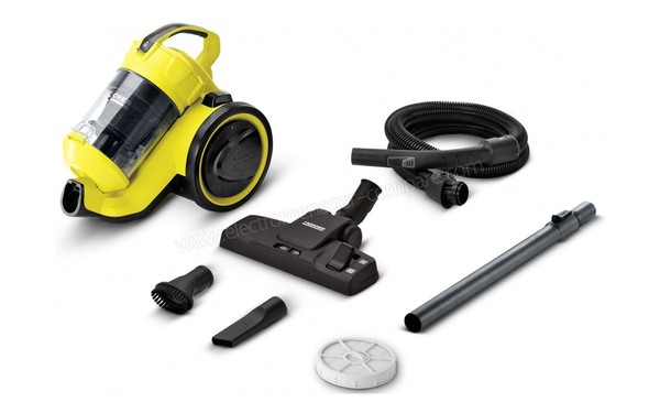 KARCHER VC3 jaune - Vue d'ensemble