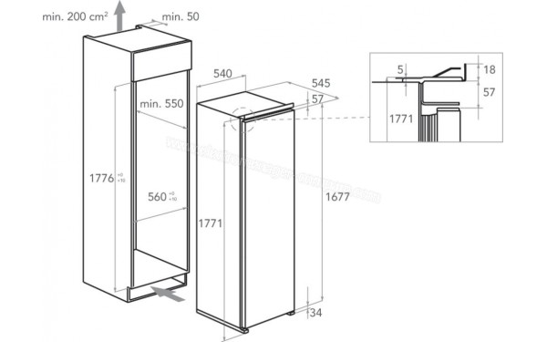 KITCHENAID KCBNR 18602 - Sch&eacute;ma technique