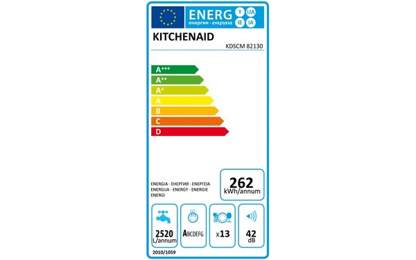 KITCHENAID KDSCM 82130 - &Eacute;tiquette &eacute;nergie