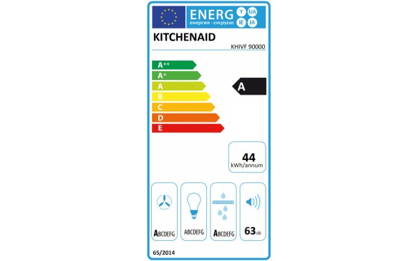 KITCHENAID KHIVF 90000 - &Eacute;tiquette &eacute;nergie