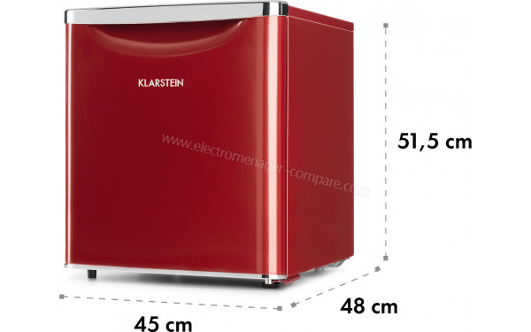 KLARSTEIN Yummy 47 L Rouge - Sch&eacute;ma technique